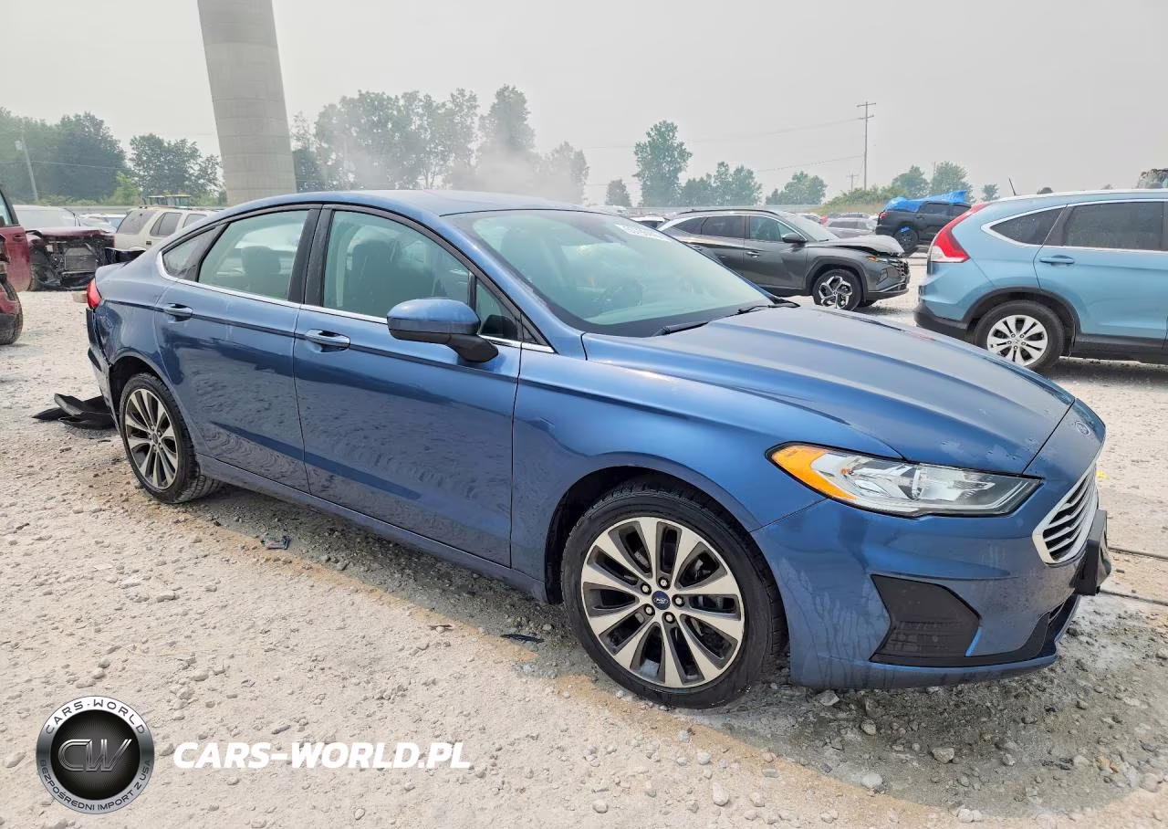 2019 Ford Fusion Se VIN:3FA6P0T93KR154503 - 4