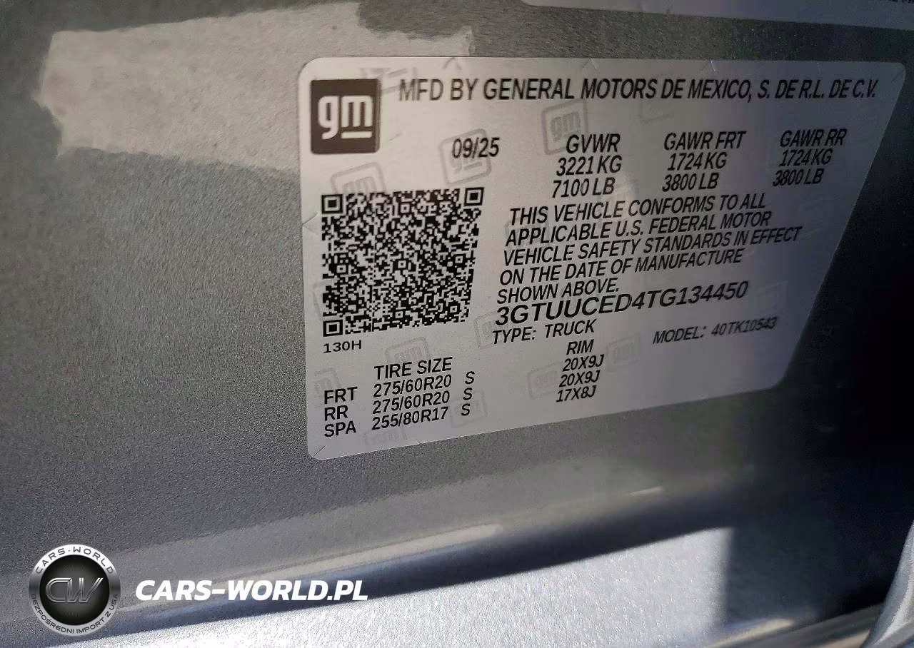 2026 GMC Sierra K1500 Elevation VIN:3GTUUCED4TG134450 - 12