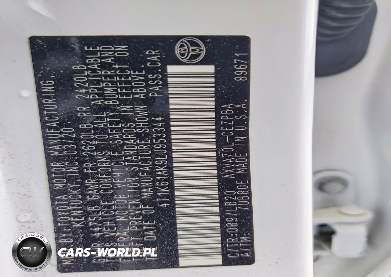 2020 Toyota Camry Xse VIN:4T1K61AK9LU953344 - 12
