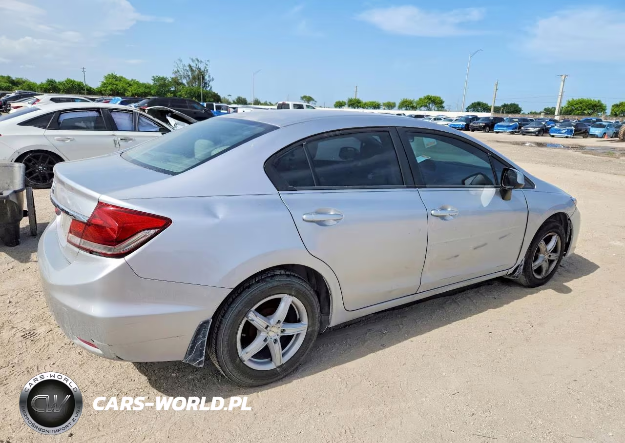 2013 Honda Civic Lx VIN:19XFB2F54DE010174 - 3