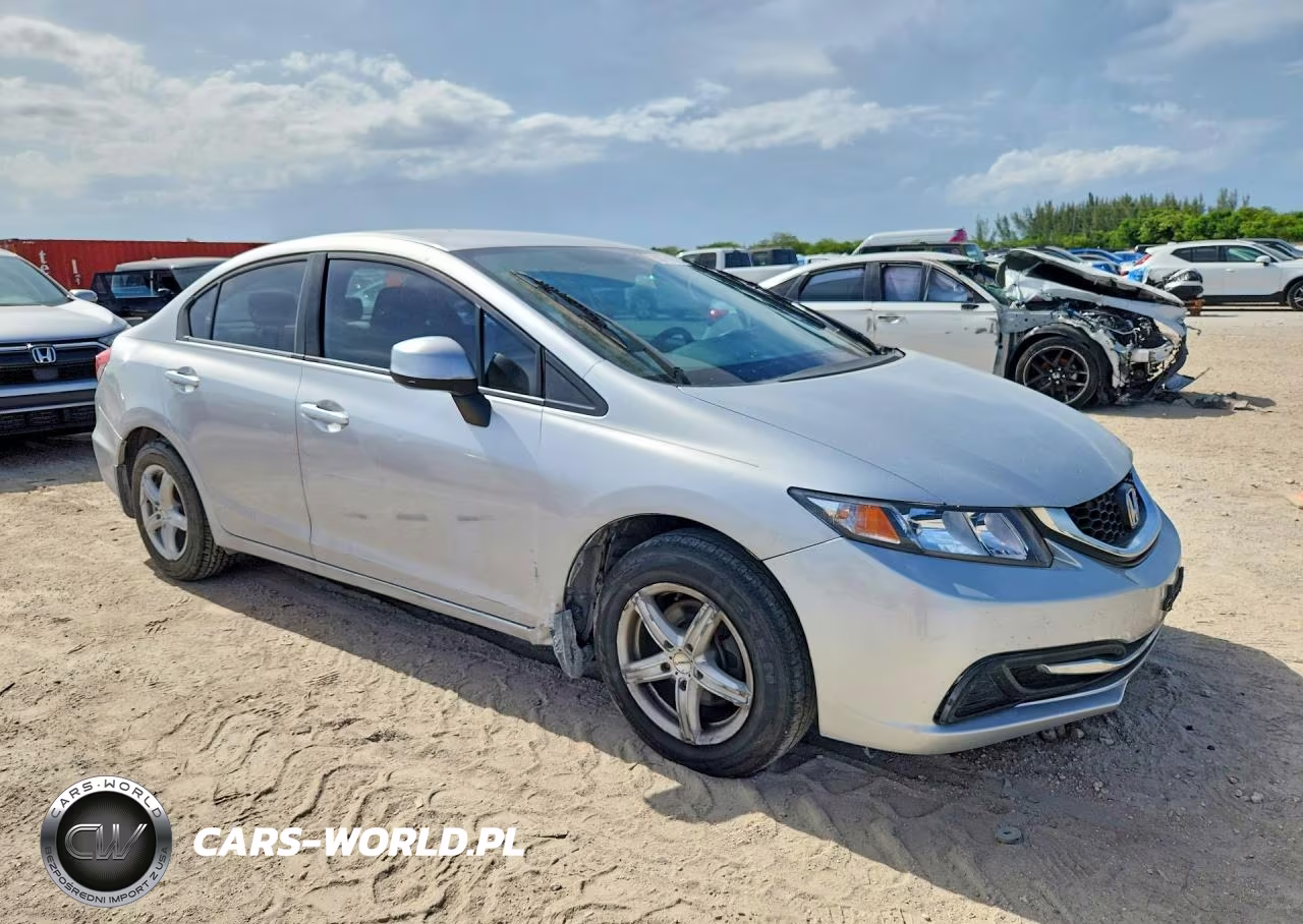 2013 Honda Civic Lx VIN:19XFB2F54DE010174 - 4