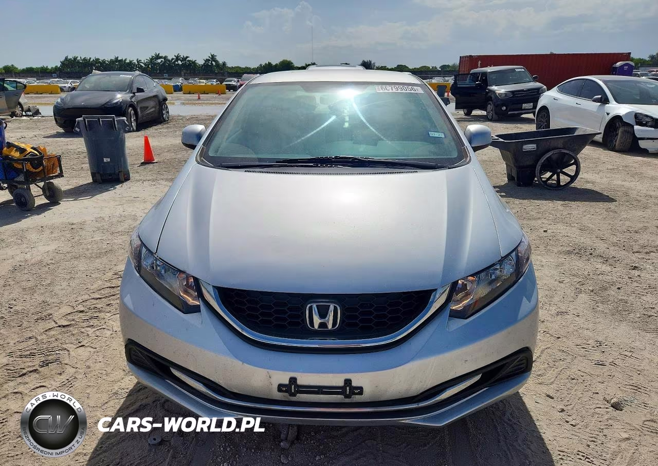 2013 Honda Civic Lx VIN:19XFB2F54DE010174 - 5