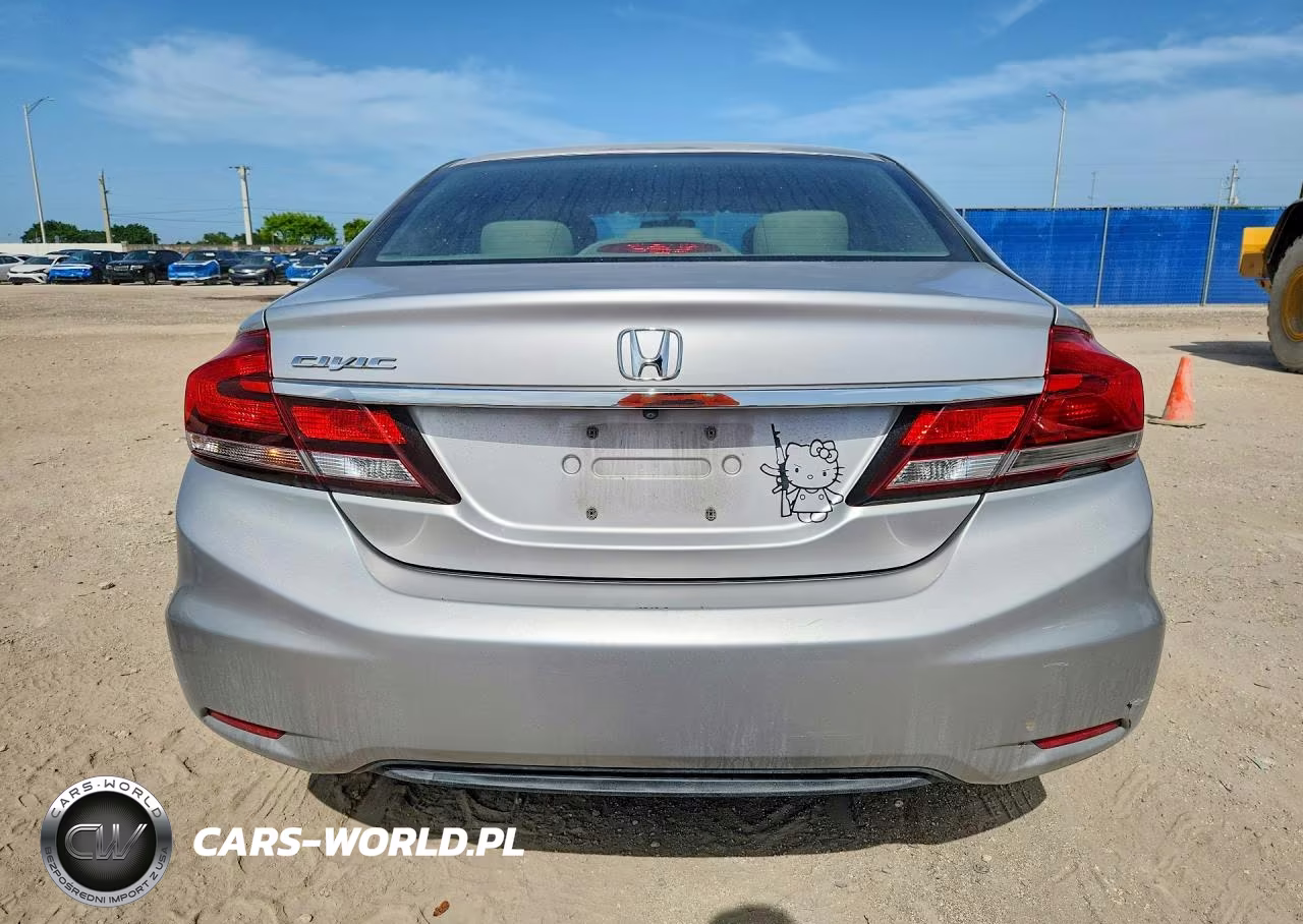 2013 Honda Civic Lx VIN:19XFB2F54DE010174 - 6