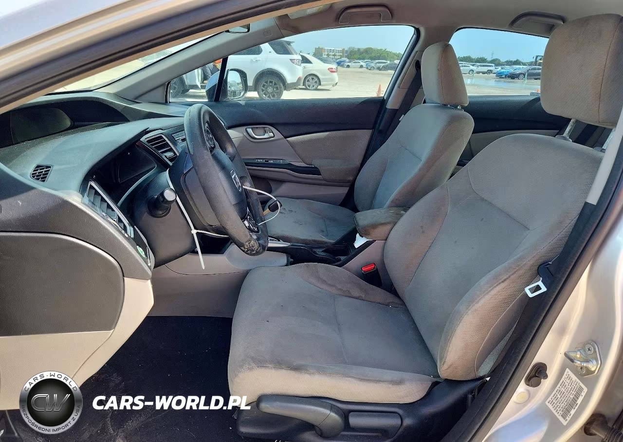 2013 Honda Civic Lx VIN:19XFB2F54DE010174 - 7