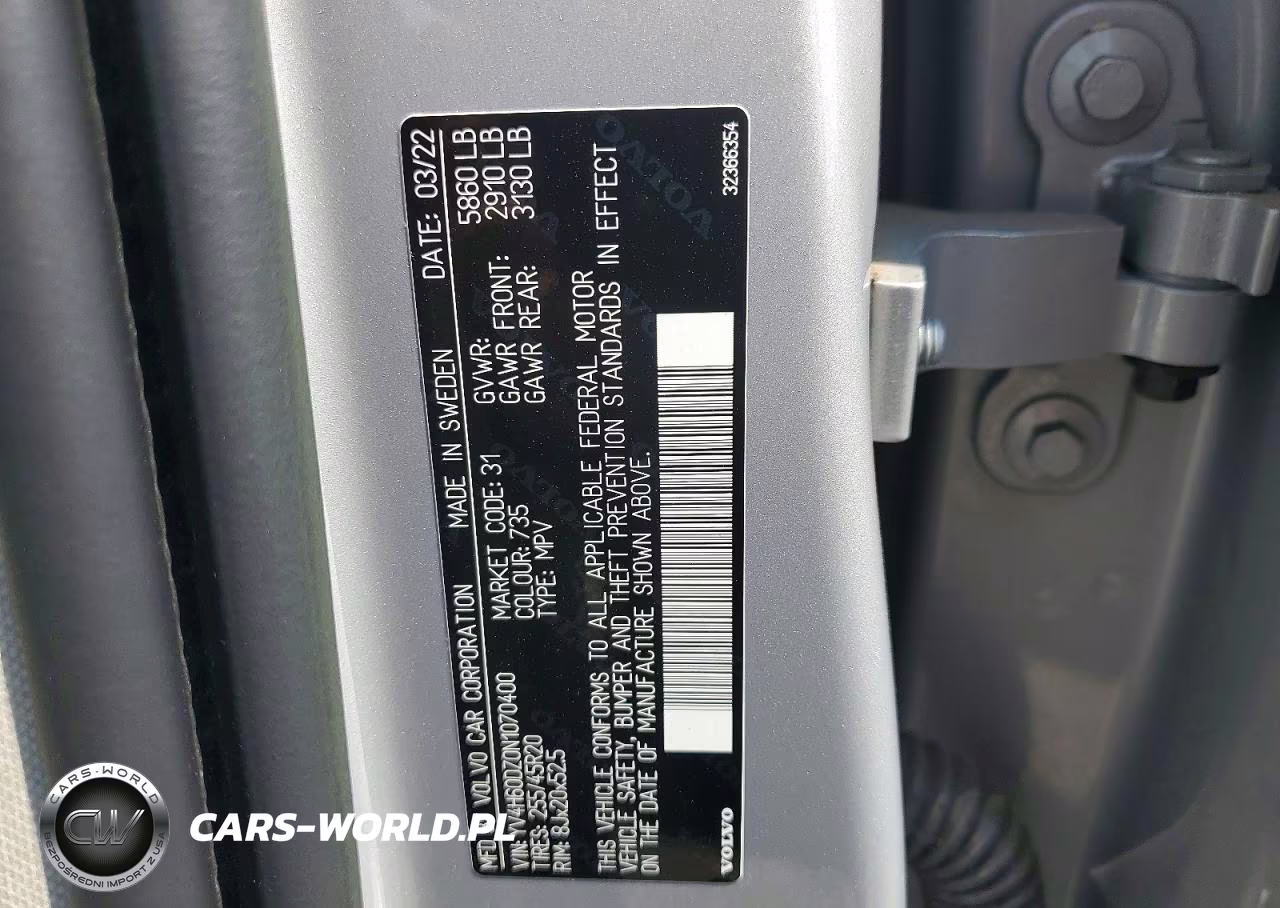 2022 Volvo Xc60 T8 Recharge Inscription Express VIN:YV4H60DZ0N1070400 - 13