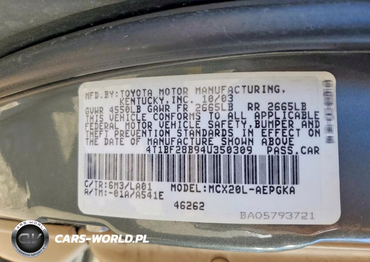 2004 Toyota Avalon Xls VIN:4T1BF28B94U350309 - 12