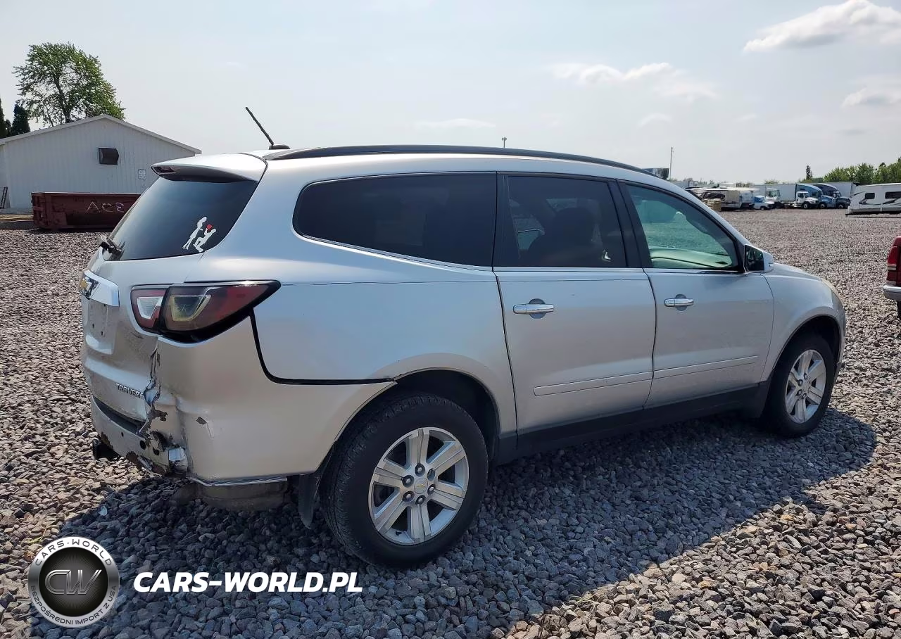 2014 Chevrolet Traverse Lt VIN:1GNKRGKD2EJ240893 - 3