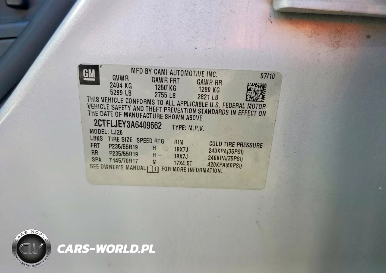 2010 GMC Terrain Slt VIN:2CTFLJEY3A6409662 - 13