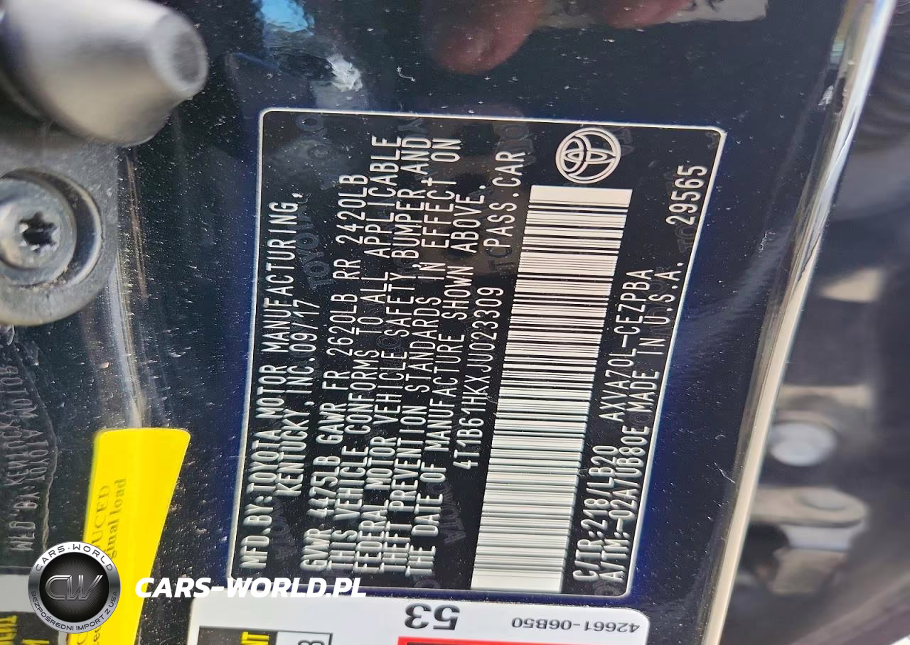 2018 Toyota Camry Xse VIN:4T1B61HKXJU023309 - 13