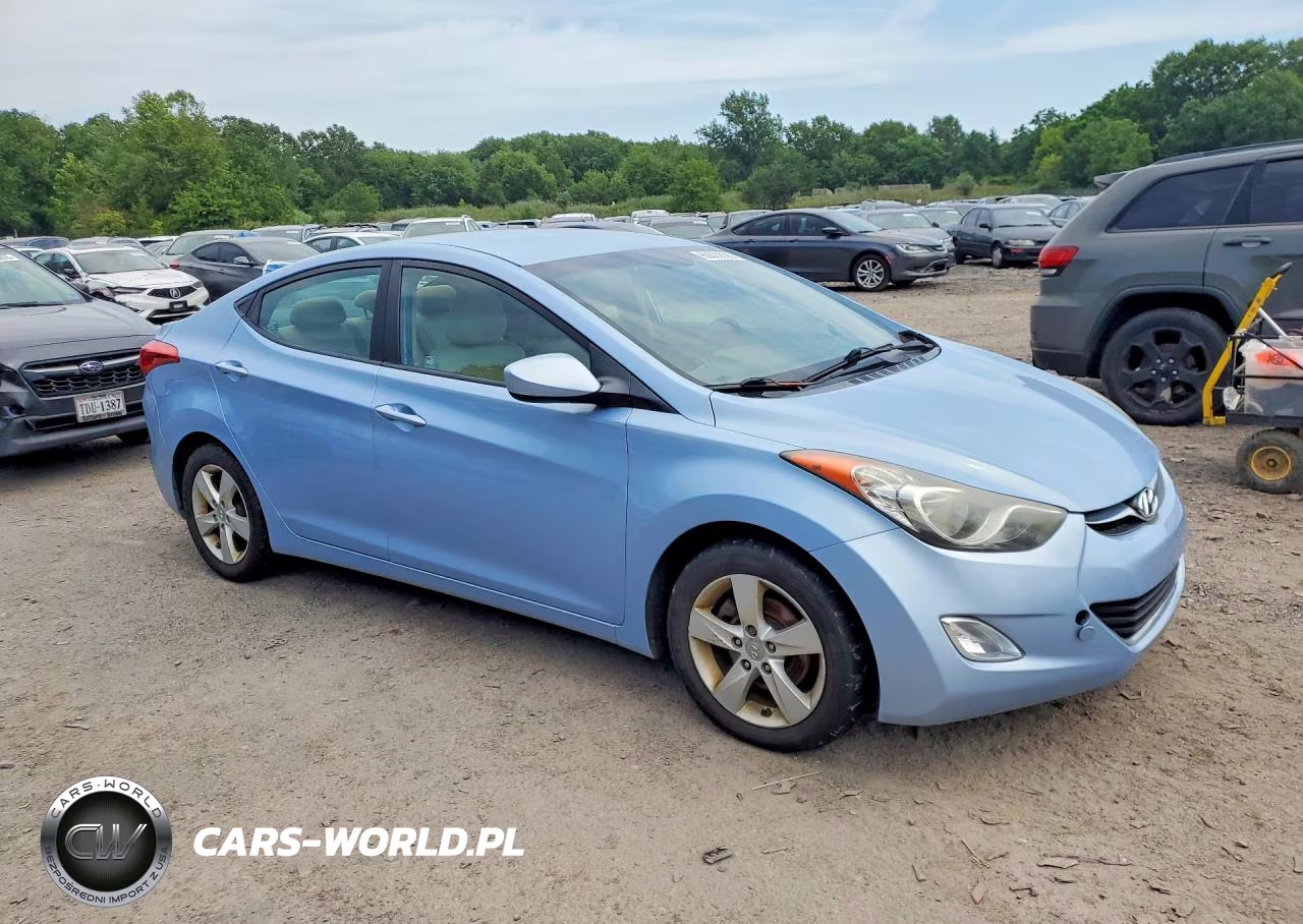 2012 Hyundai Elantra Gls VIN:KMHDH4AE4CU321897 - 4