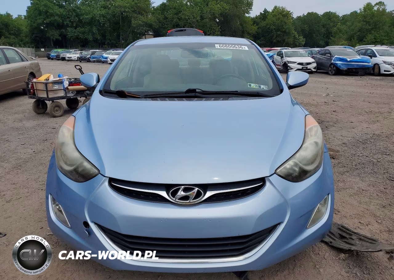2012 Hyundai Elantra Gls VIN:KMHDH4AE4CU321897 - 5