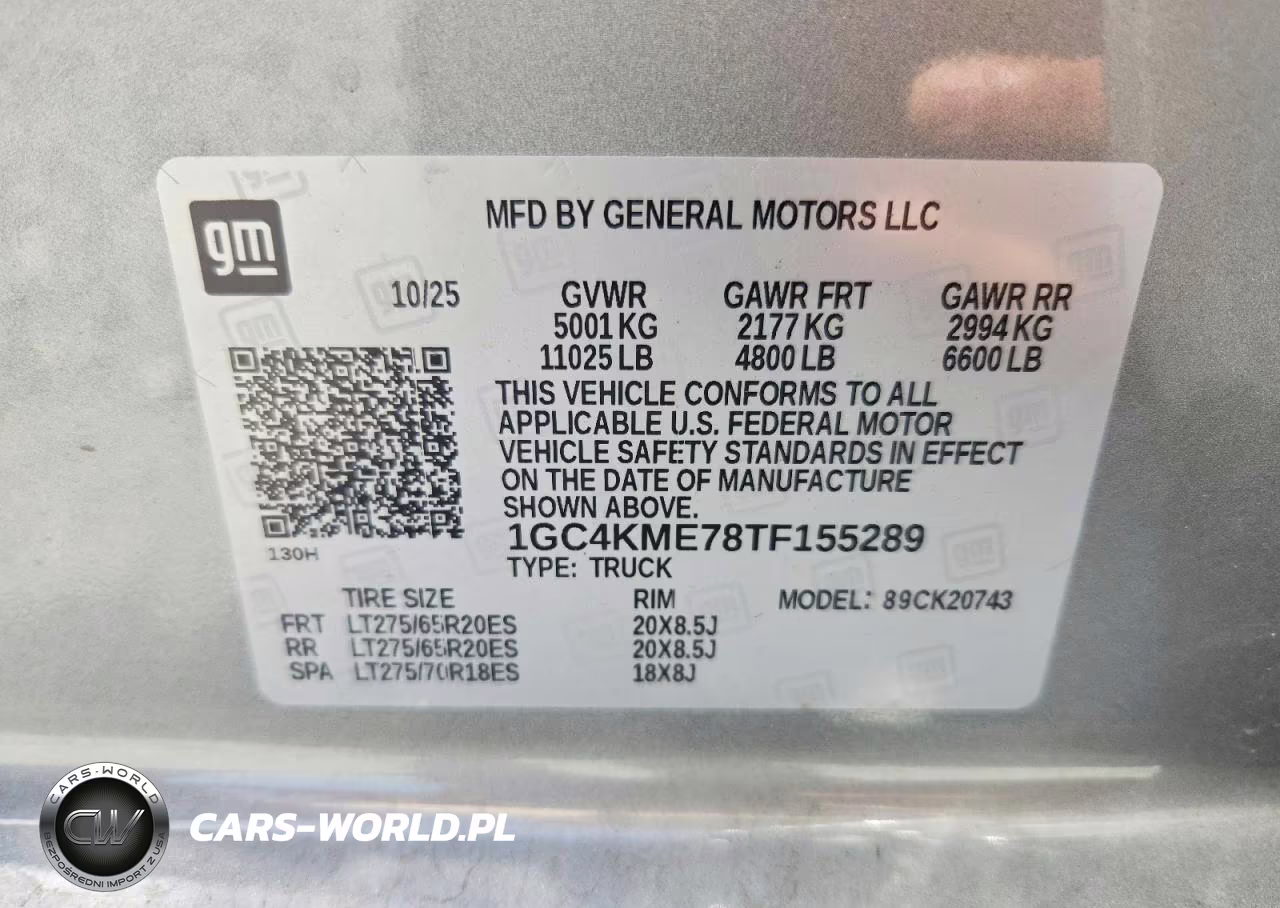2026 Chevrolet Silverado K2500 Custom VIN:1GC4KME78TF155289 - 12