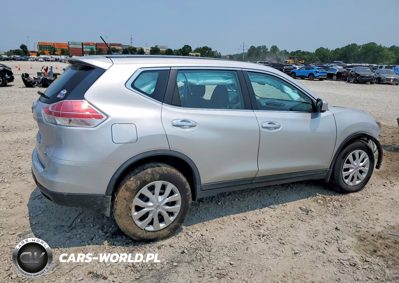 2015 Nissan Rogue S VIN:KNMAT2MV9FP591460 - 3