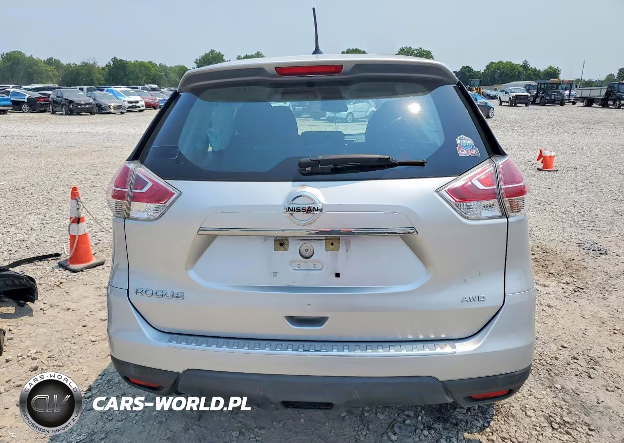 2015 Nissan Rogue S VIN:KNMAT2MV9FP591460 - 6