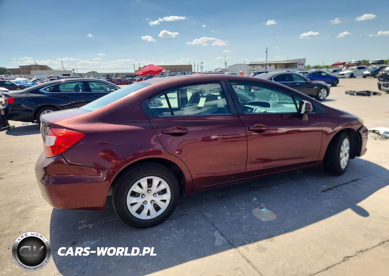 2012 Honda Civic Lx VIN:19XFB2F57CE089404 - 3