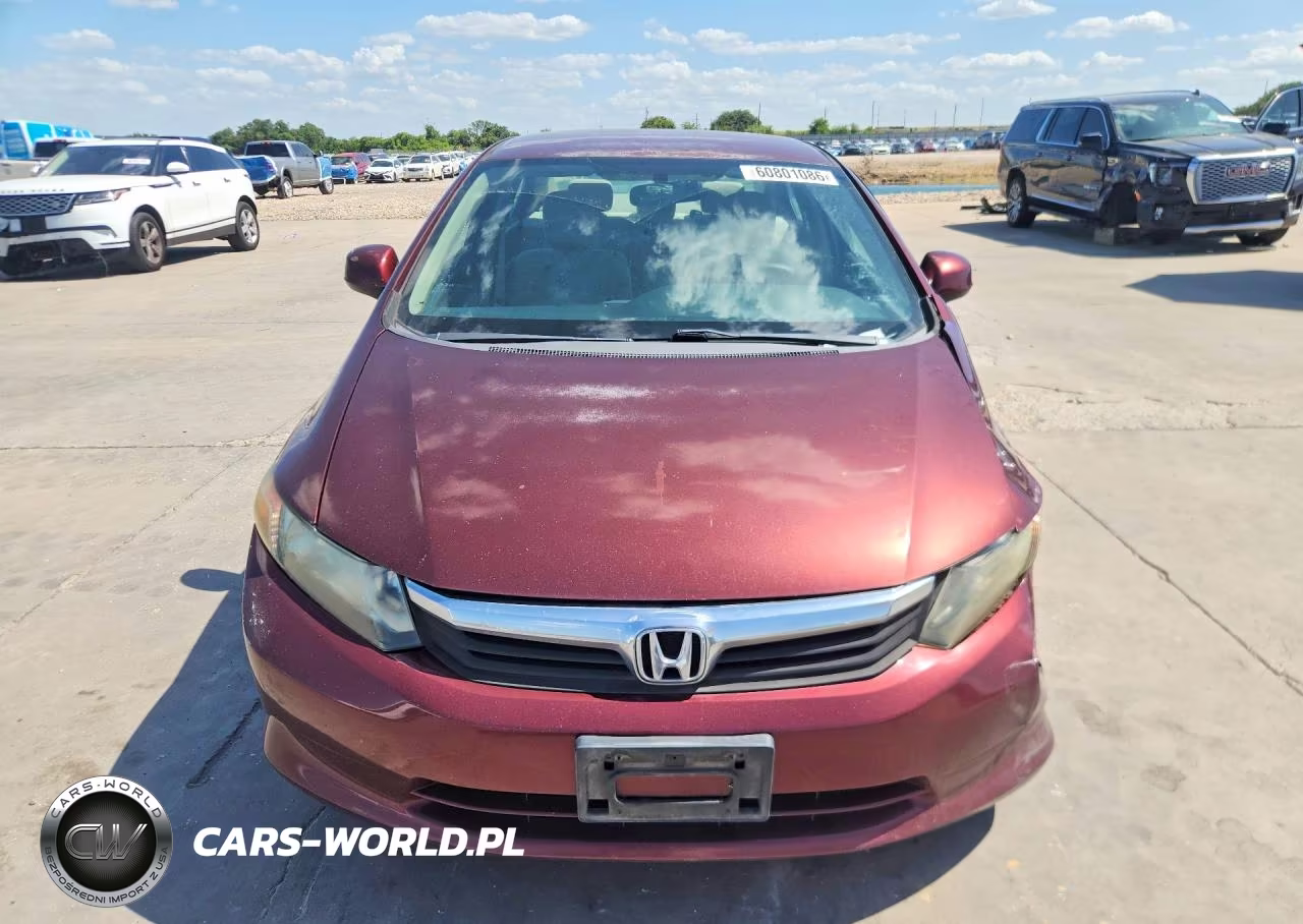 2012 Honda Civic Lx VIN:19XFB2F57CE089404 - 5