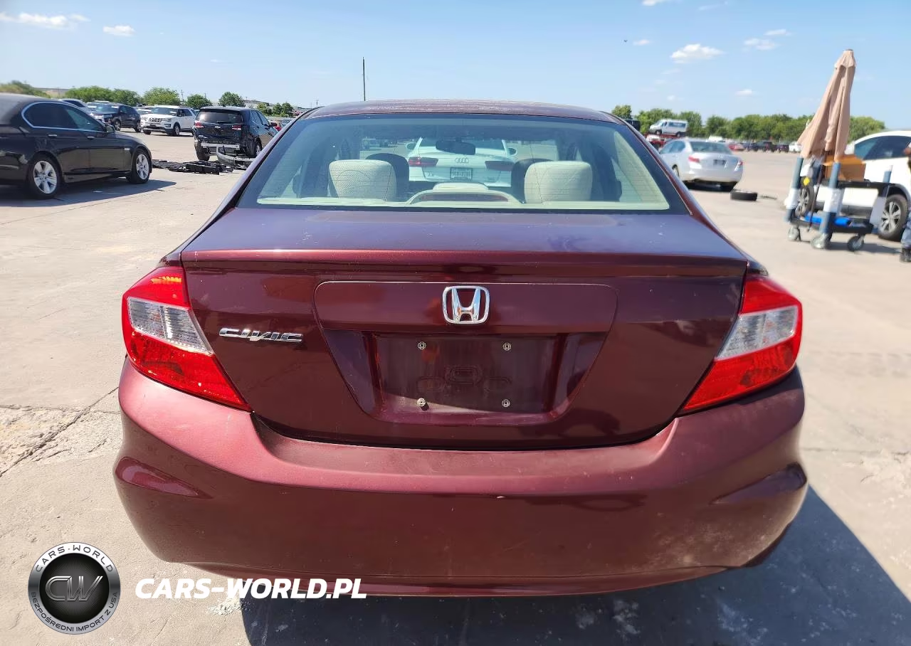 2012 Honda Civic Lx VIN:19XFB2F57CE089404 - 6