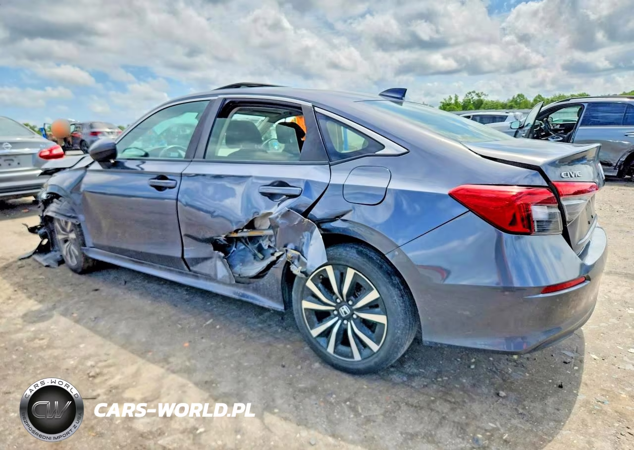 2022 Honda Civic Ex VIN:JHMFE1F77NX001004 - 2