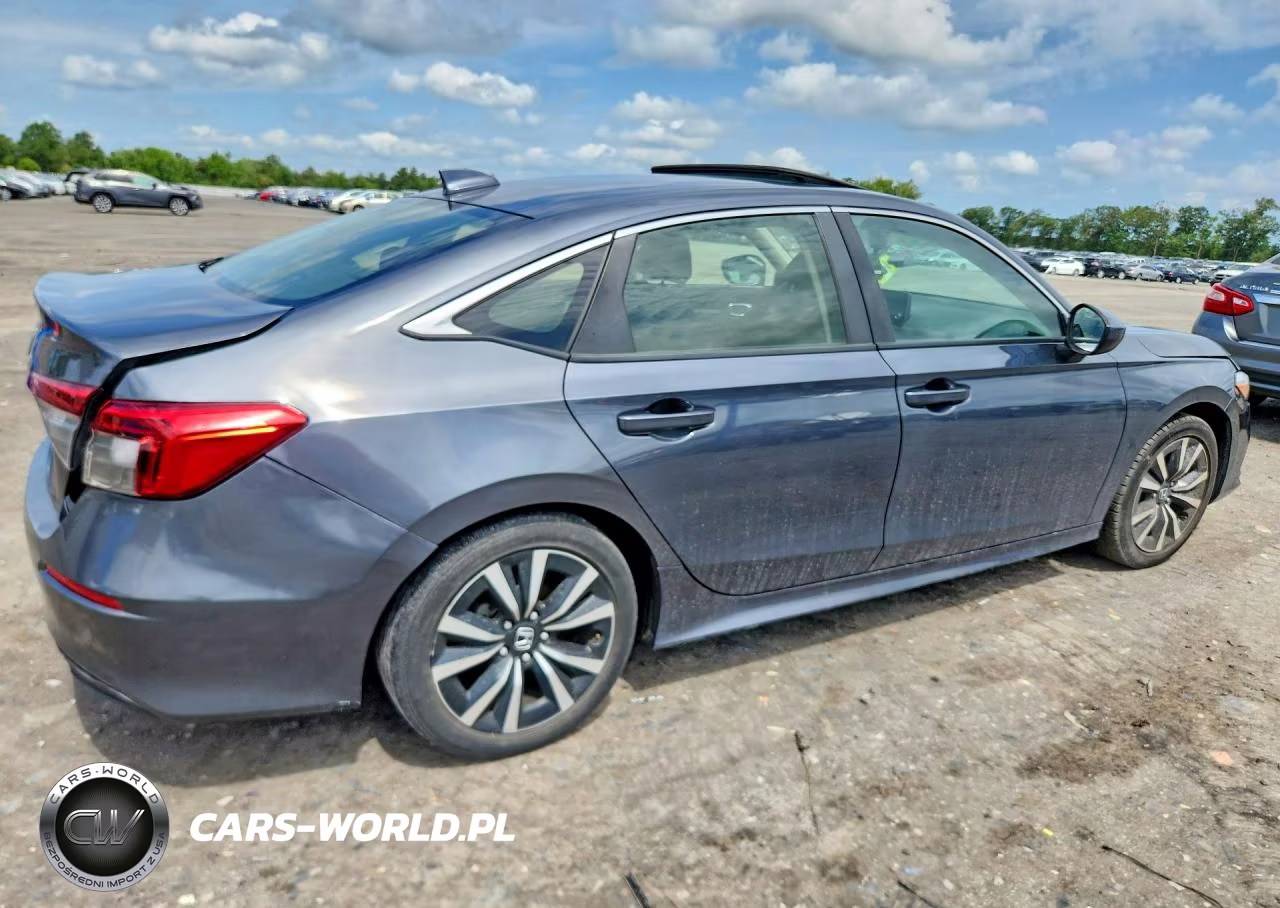 2022 Honda Civic Ex VIN:JHMFE1F77NX001004 - 3