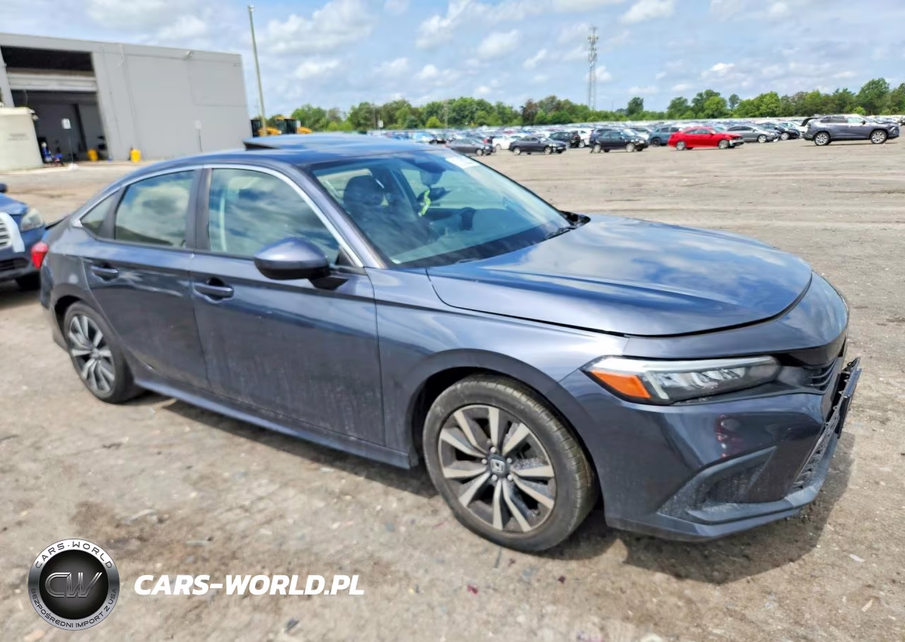 2022 Honda Civic Ex VIN:JHMFE1F77NX001004 - 4