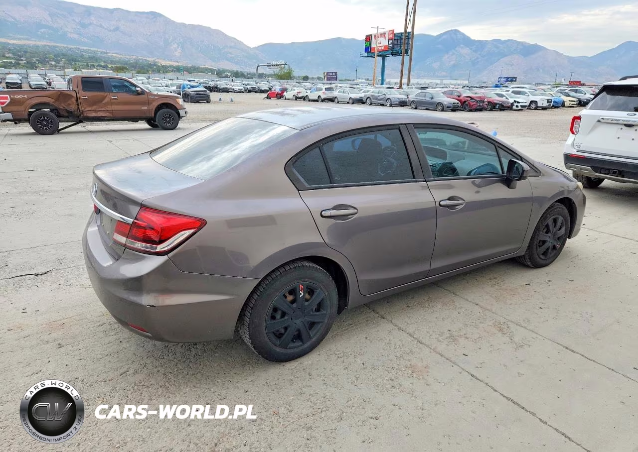 2014 Honda Civic Lx VIN:19XFB2F57EE049049 - 3
