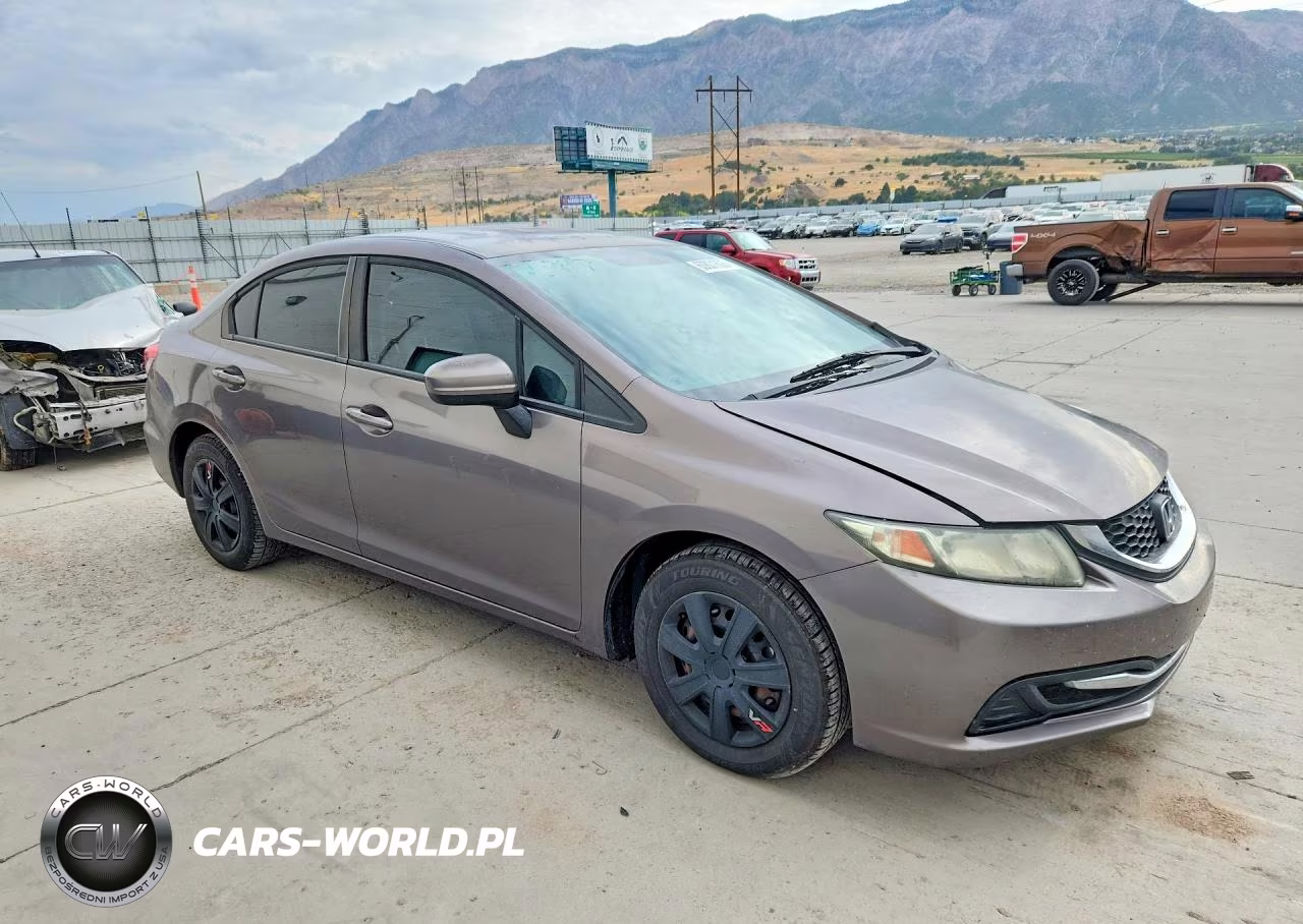 2014 Honda Civic Lx VIN:19XFB2F57EE049049 - 4