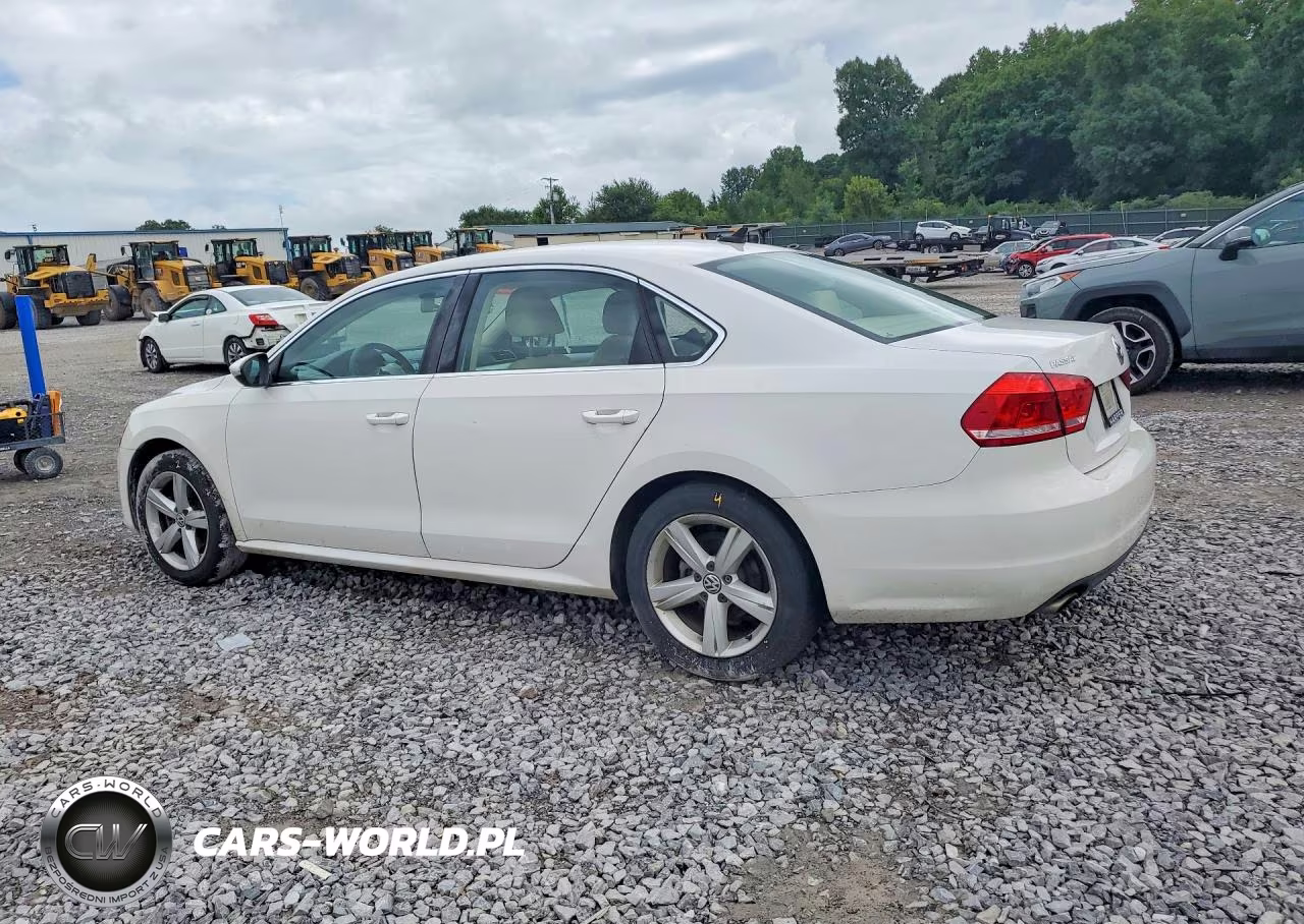 2012 Volkswagen Passat Se VIN:1VWBH7A33CC034954 - 2
