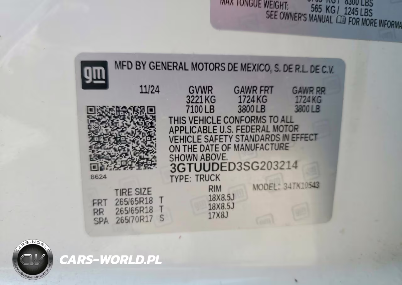 2025 GMC Sierra K1500 Slt VIN:3GTUUDED3SG203214 - 13