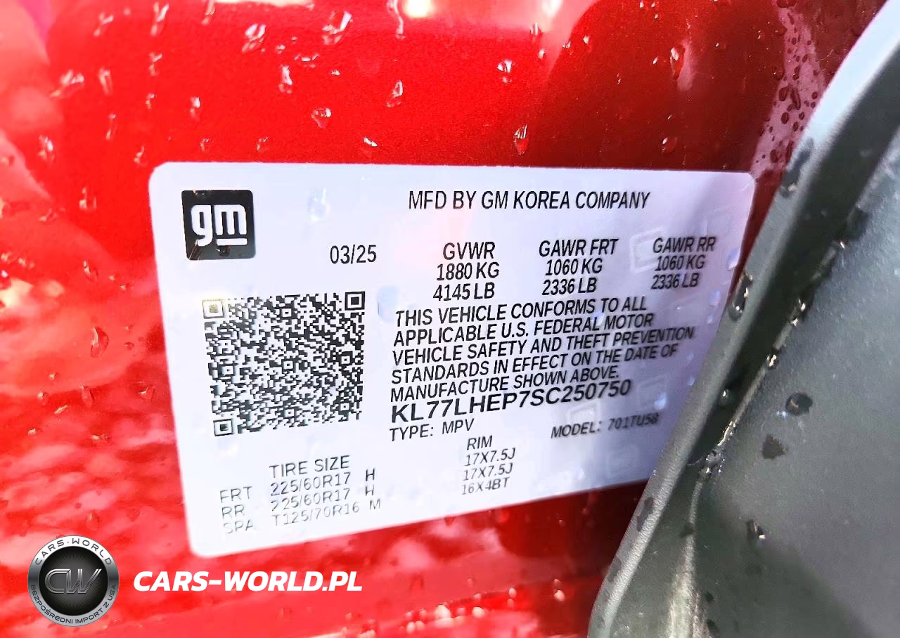 2025 Chevrolet Trax 1Lt VIN:KL77LHEP7SC250750 - 14