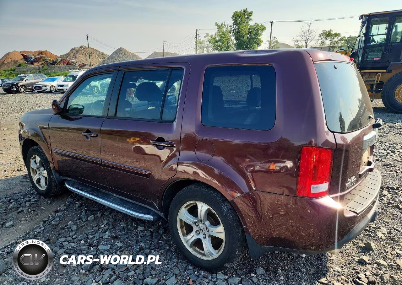 2013 Honda Pilot Exl VIN:5FNYF4H50DB030339 - 2