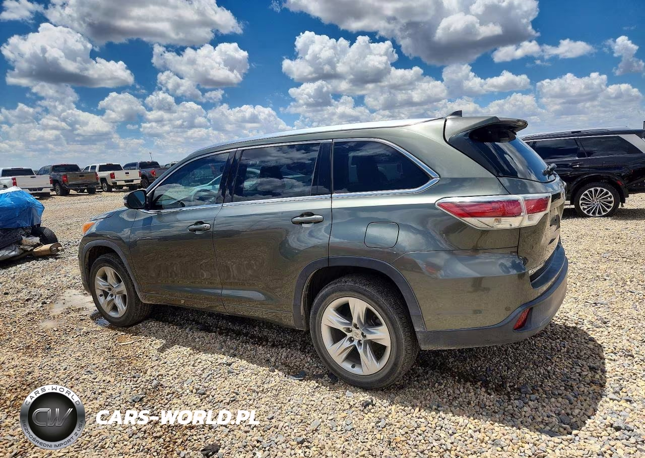 2014 Toyota Highlander Limited VIN:5TDYKRFHXES015592 - 2