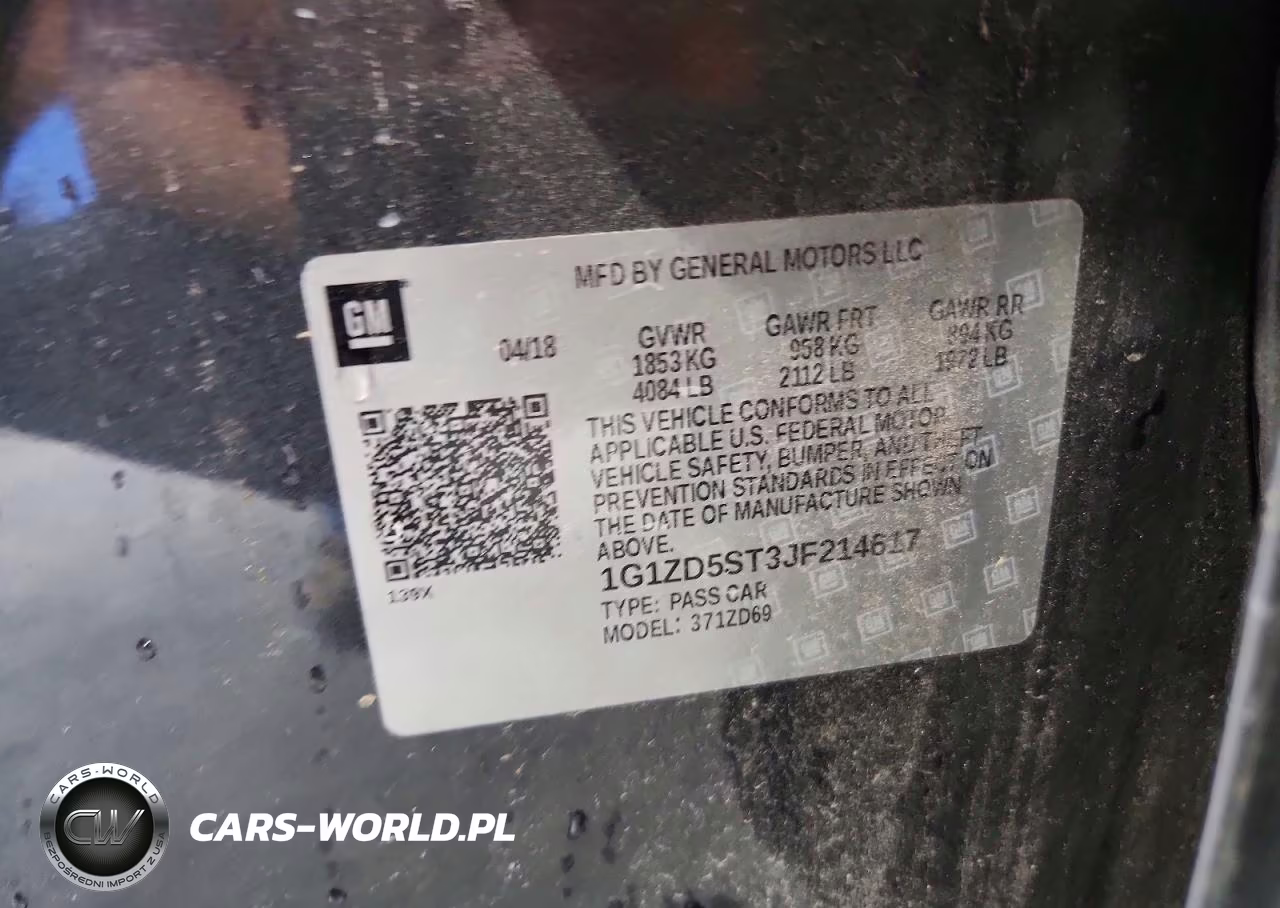 2018 Chevrolet Malibu Lt VIN:1G1ZD5ST3JF214617 - 12