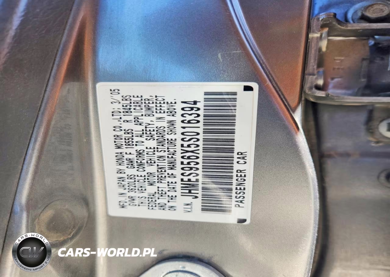 2005 Honda Civic Hybrid VIN:JHMES956X5S016394 - 12