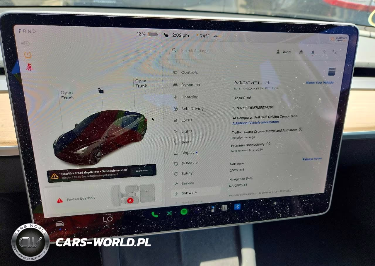 2021 Tesla Model 3 VIN:5YJ3E1EA7MF074710 - 9