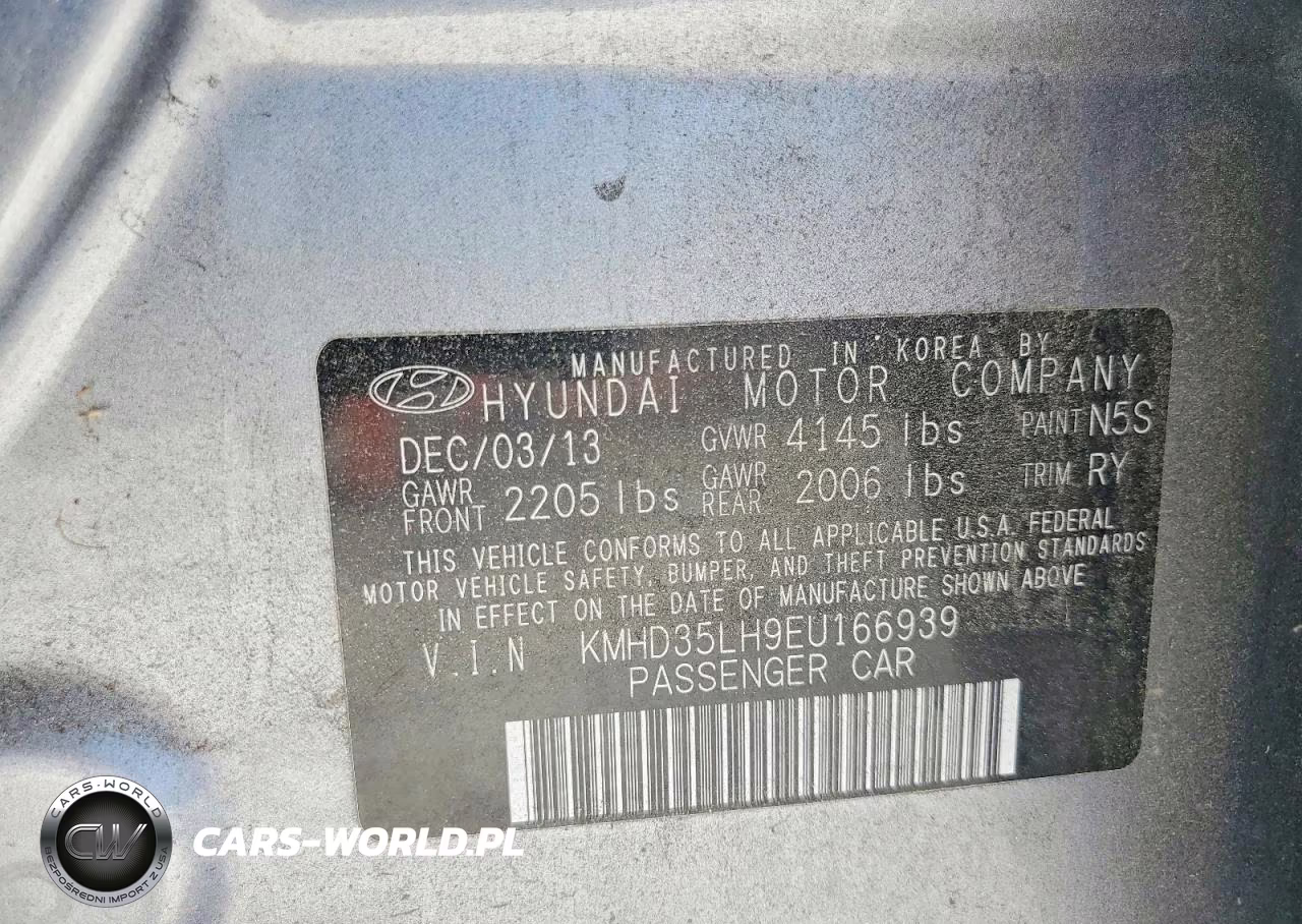 2014 Hyundai Elantra Gt Base VIN:KMHD35LH9EU166939 - 12