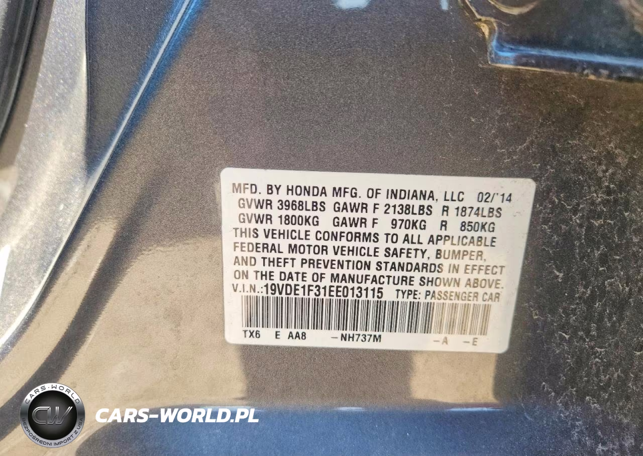 2014 Acura Ilx 20 VIN:19VDE1F31EE013115 - 12