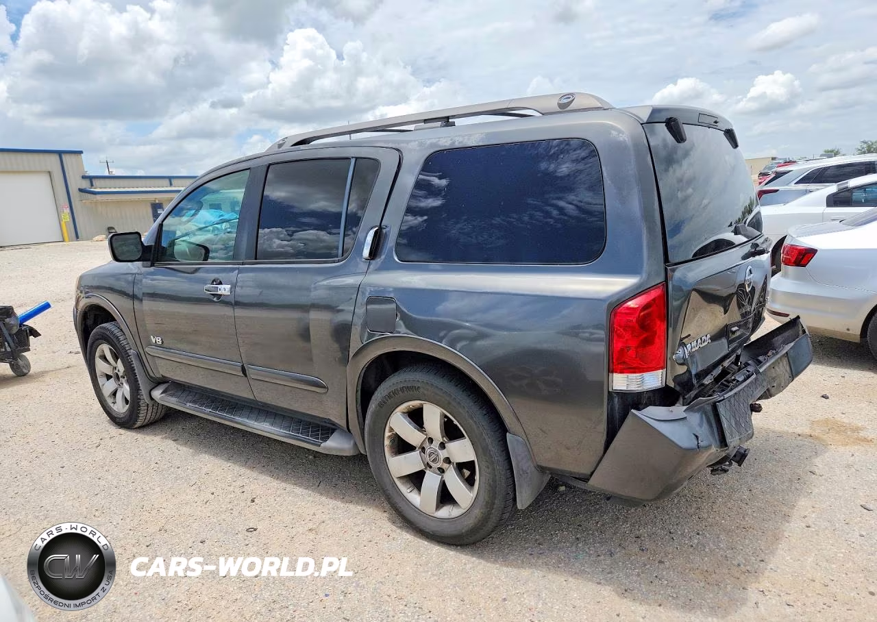 2008 Nissan Armada Se Ffv VIN:5N1BA08D18N617026 - 2