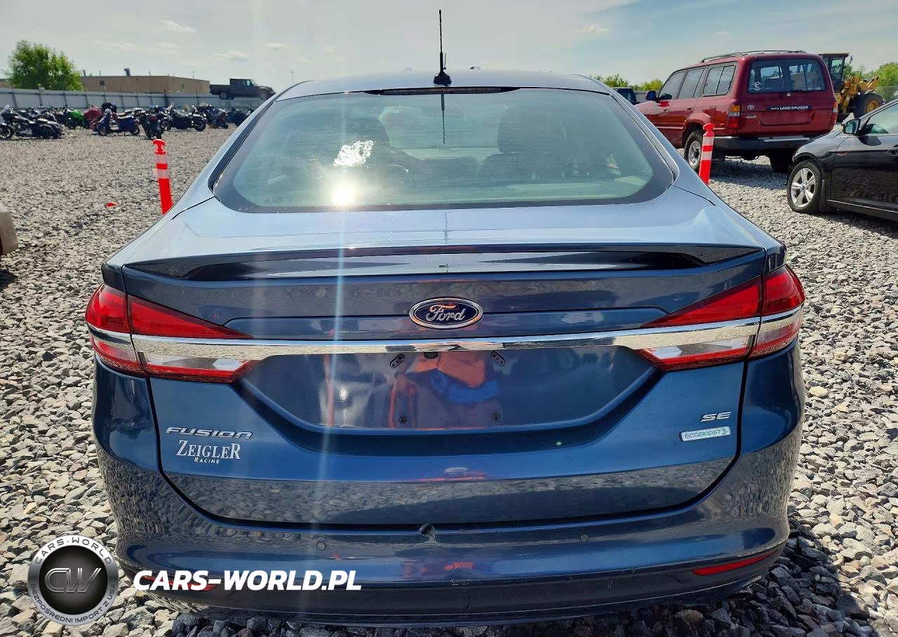 2018 Ford Fusion Se VIN:3FA6P0HD9JR160480 - 6