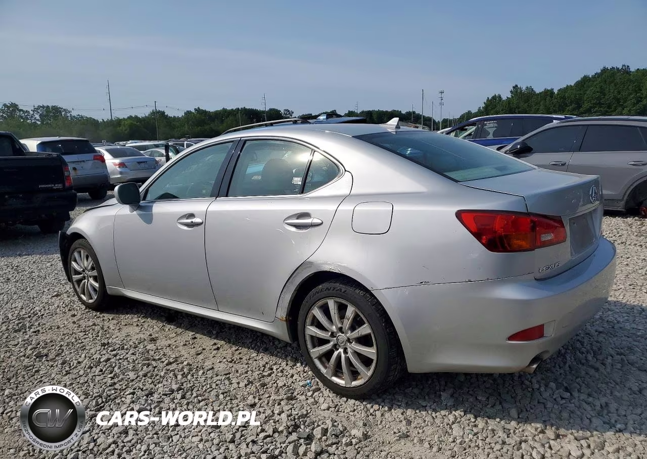 2007 Lexus Is 250 VIN:JTHCK262872011210 - 2