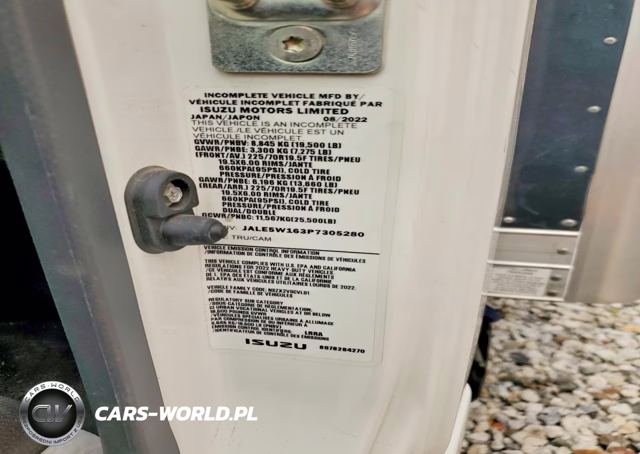 2023 Isuzu Nrr Box Truck VIN:JALE5W163P7305280 - 13