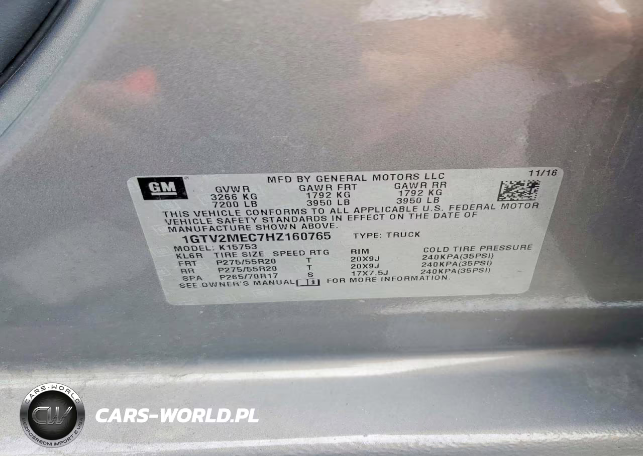 2017 GMC Sierra K1500 Sle VIN:1GTV2MEC7HZ160765 - 12