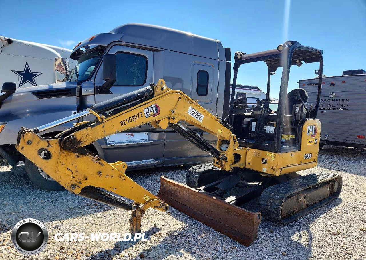 2022 Caterpillar 303.5Cr Mini Excavator VIN:CAT03035LRE902072 - 2