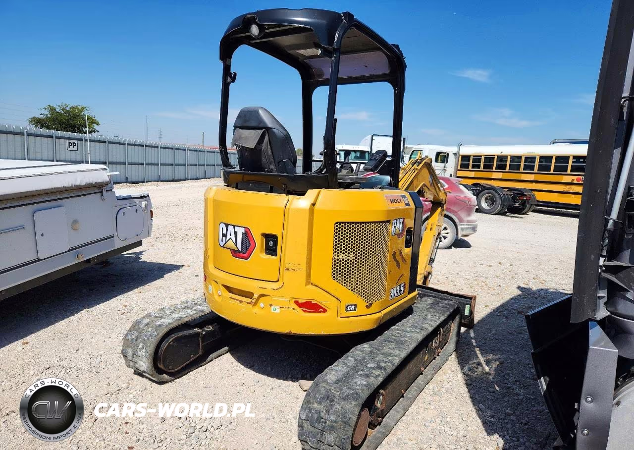 2022 Caterpillar 303.5Cr Mini Excavator VIN:CAT03035LRE902072 - 4