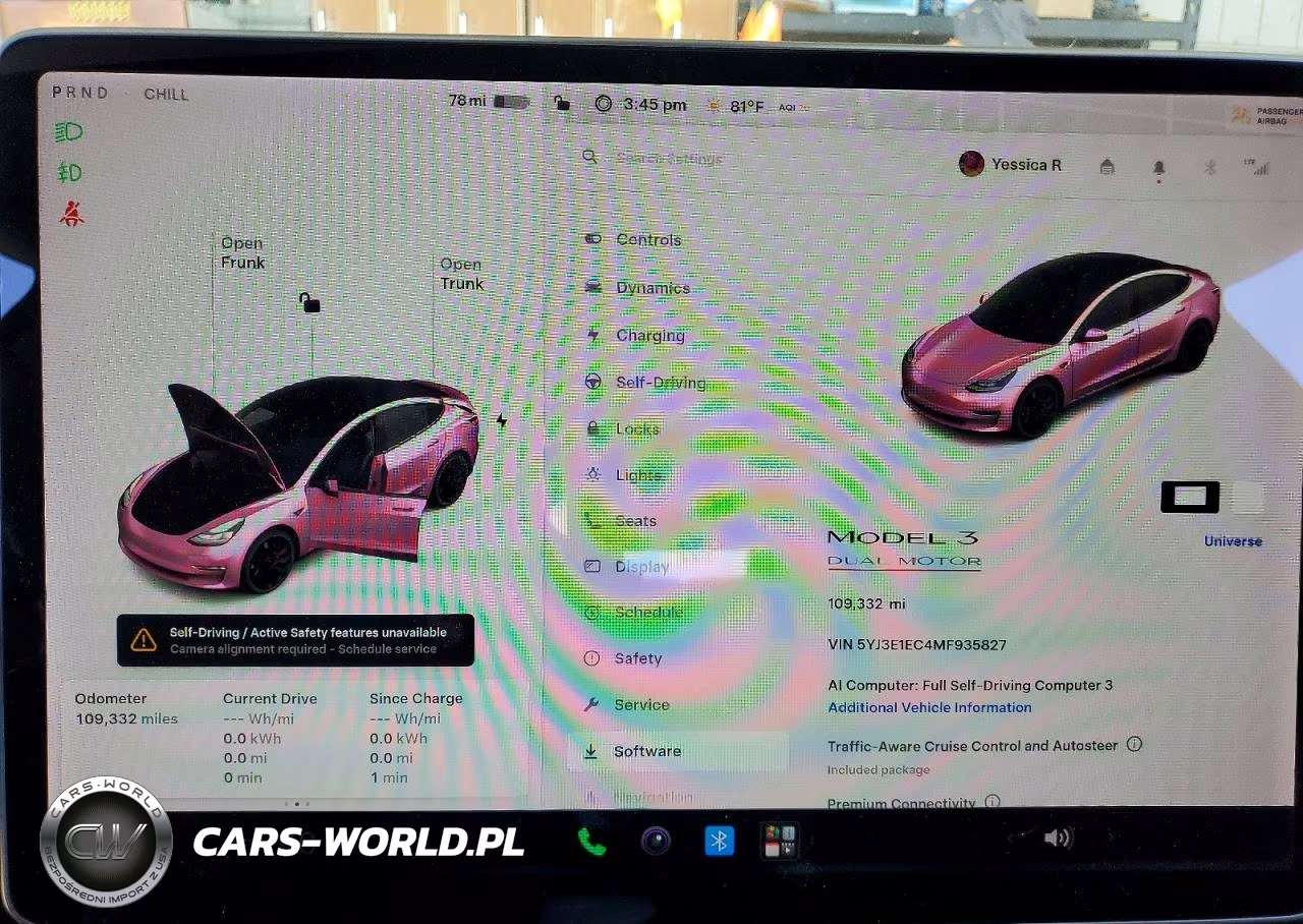 2021 Tesla Model 3 VIN:5YJ3E1EC4MF935827 - 9