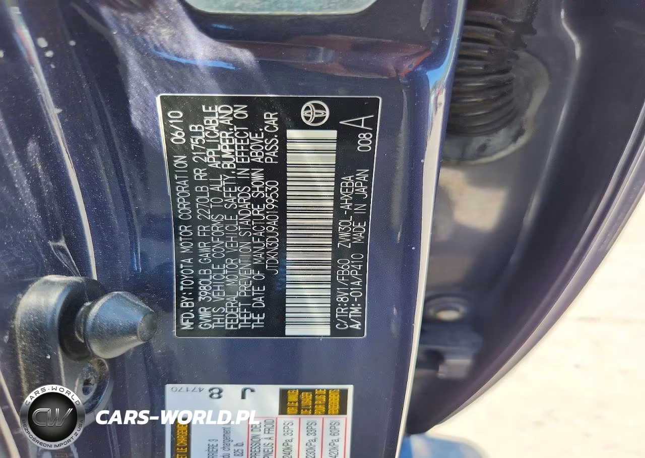 2010 Toyota Prius Ii VIN:JTDKN3DU9A0199530 - 12