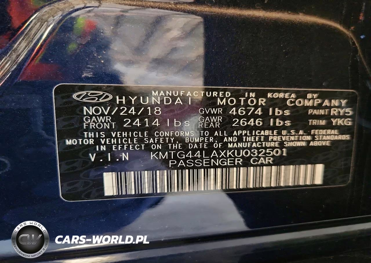 2019 Genesis G70 2.0T Advanced VIN:KMTG44LAXKU032501 - 13