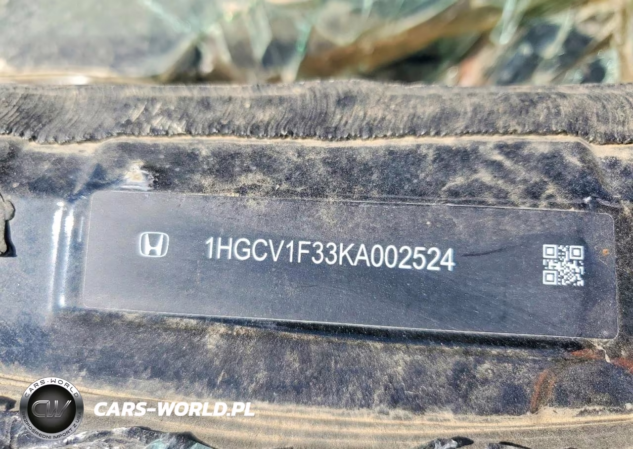 2019 Honda Accord Sport VIN:1HGCV1F33KA002524 - 12