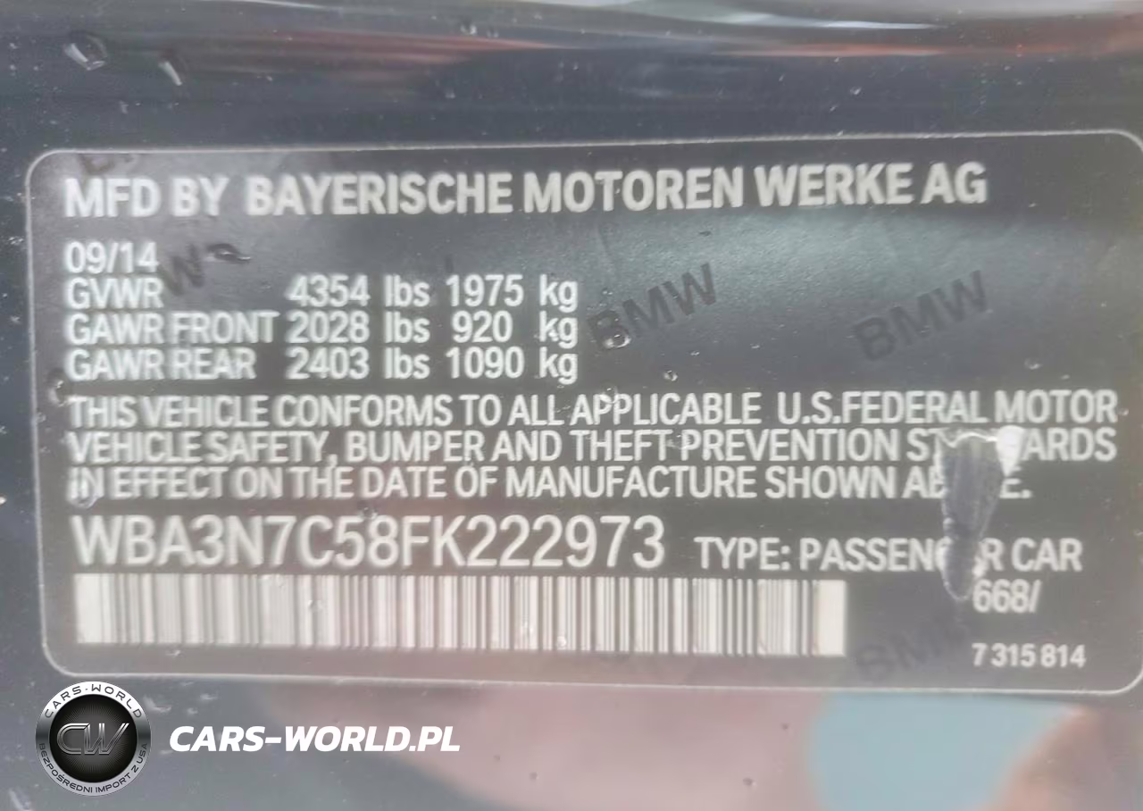 2015 BMW 428 I VIN:WBA3N7C58FK222973 - 12