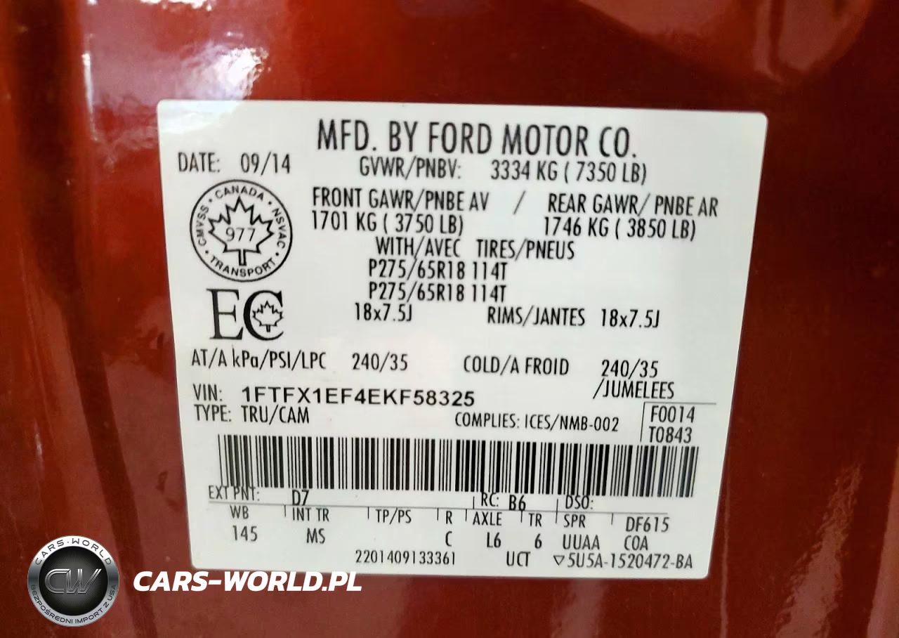 2014 Ford F150 Super Cab VIN:1FTFX1EF4EKF58325 - 12