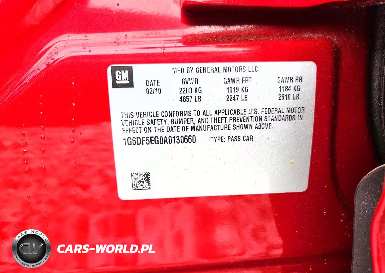 2010 Cadillac Cts Luxury Collection VIN:1G6DF5EG0A0130660 - 12